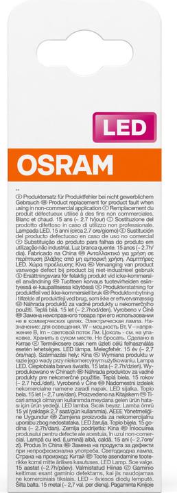 Image du produit Osram Bâton de l'étoile lumineuse (E27, 10 W, 1050 lm, 1 x, E)