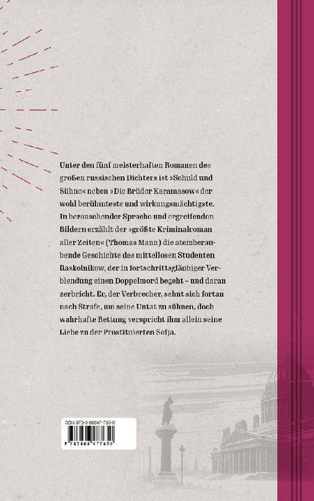 Produktbild Schuld und Sühne (Deutsch, Fjodor M. Dostojewski, 2012)
