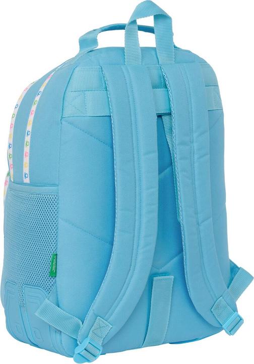 Produktbild Benetton Schulrucksack Spring Celeste 32 x 42 x 15 cm