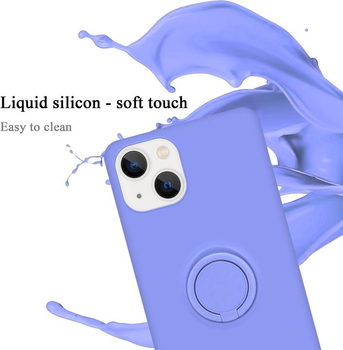 Actual product image Cadorabo Case for Apple iPhone 14 PLUS in TPU Liquid Ring Silicone Case Style (Apple iPhone 14 Plus)