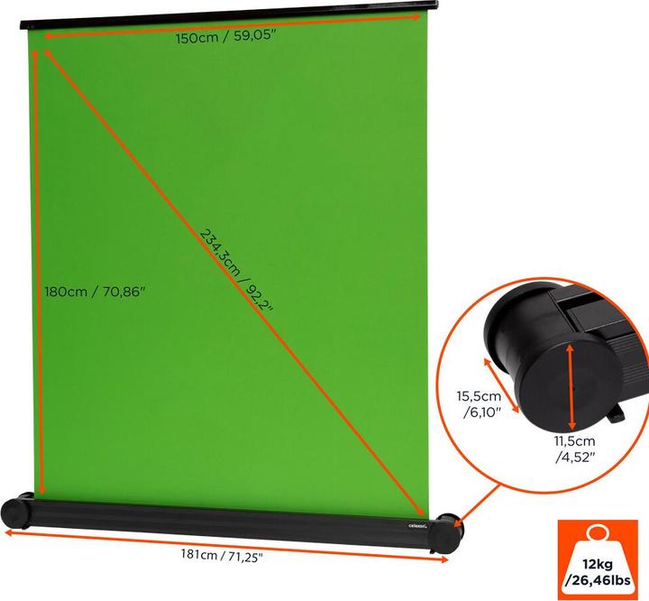 Produktbild Celexon Green Screen (70.87")