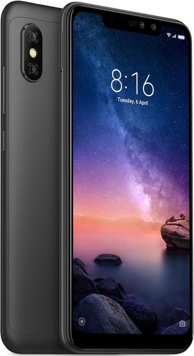 Produktbild Xiaomi Redmi Note 6 Pro (32 GB, Black, 6.20", Hybrid Dual SIM, 12 Mpx, 4G)