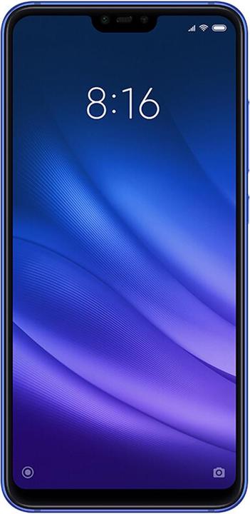 Produktbild Xiaomi Mi 8 Lite (64 GB, Aurora Blue, 6.26", Hybrid Dual SIM, 12 Mpx, 4G)