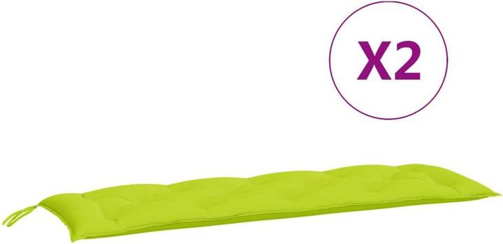 Produktbild VidaXL Gartenbank-Auflagen 2 Stk. O x ford-Gewebe (150 x 50 x 7 cm)
