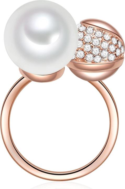 Produktbild Lulu & Jane Damen Messing Glas Muschelkernperle roségold - 29485 (54)