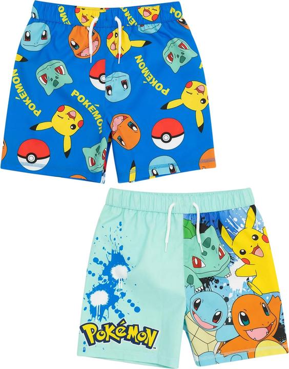 Actual product image Pokémon Boys Swim Shorts (Pack of 2) (140)