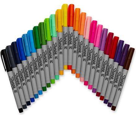 Immagine prodotto Sharpie Pennarello permanente Set "Pesce (Multicolore, 28 x)