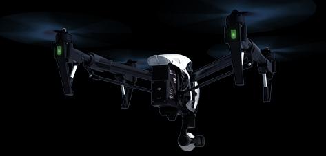 DJI Inspire One mit zwei Fernsteuerungen (18 min, 2935 g)