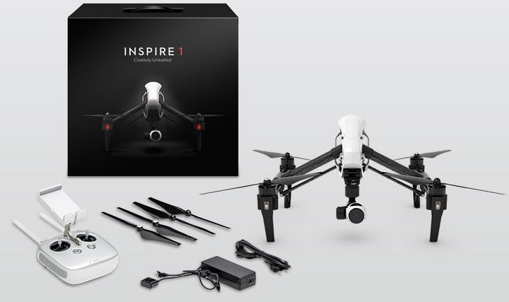 Produktbild DJI Inspire One mit zwei Fernsteuerungen (18 min, 2935 g)