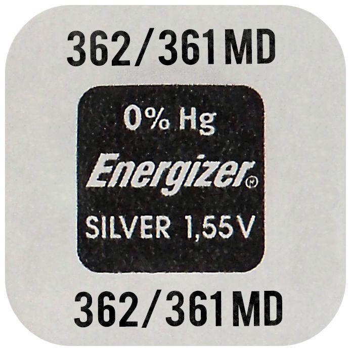 Produktbild Energizer 362/361 (SR721) - 10 Uhrenbatterien (10 Stk., SR58, 27 mAh)