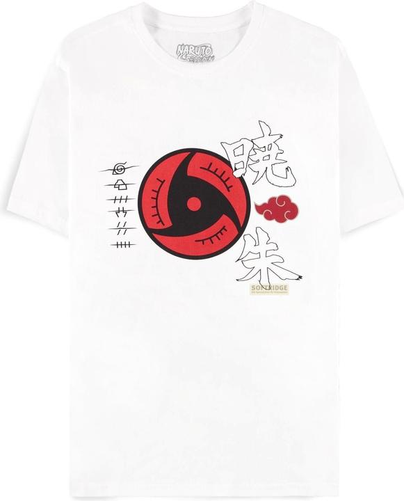 Difuzed Naruto Shippuden T-Shirt Akatsuki Symbols White Grösse M (M)