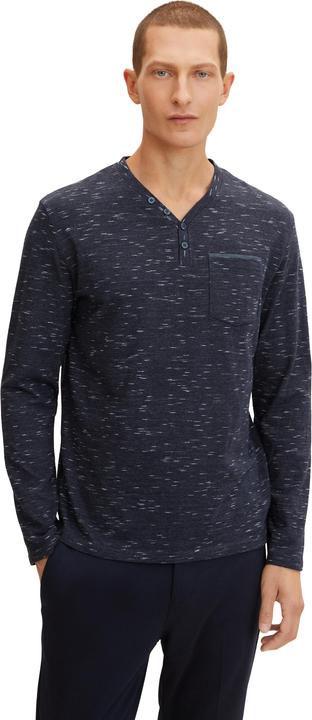 Produktbild Tom Tailor Longsleeve Langarmshirt mit Henleyausschnitt (XXL)