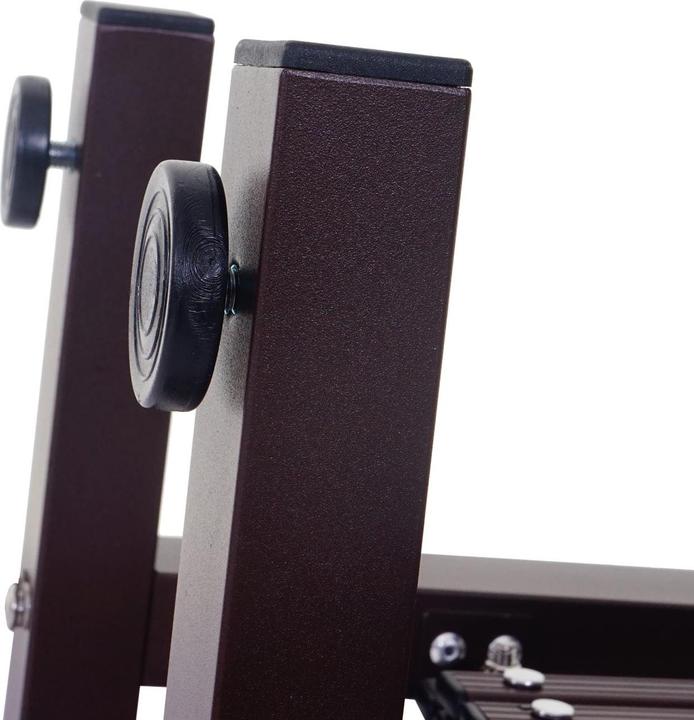 Produktbild Swisshandel24 Absperrgitter, Scherengitter Rankhilfe Tierschutzgitter ausziehbar, Alu braun - Höhe 153cm, Breite 2 (31 cm)