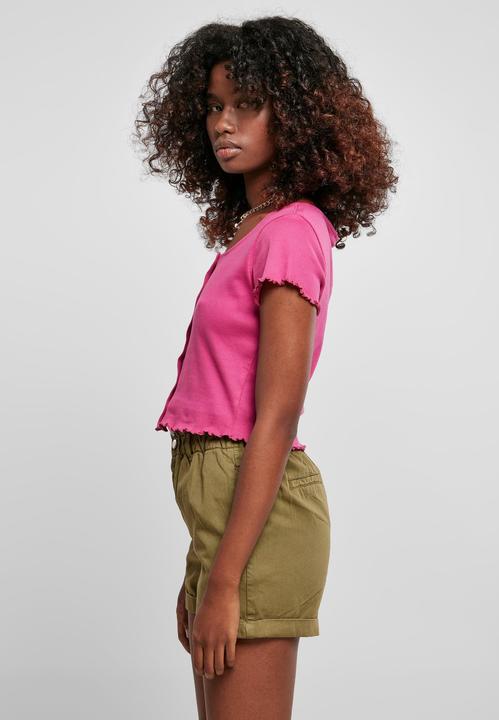 Image du produit Urban Classics Tee-shirt femme croisé à côtes - 12114 (XXL)
