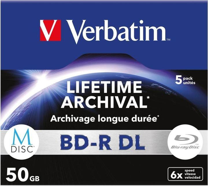 Image du produit Verbatim M-Disc BD-R Blu-Ray (5 x)