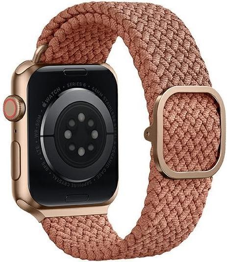 Immagine prodotto Uniq Bracciale Aspen Bracciale Apple Watch 40 38mm Rose Raisin (Alta qualità, Tessuto elastico realizzato con filati di poliestere)