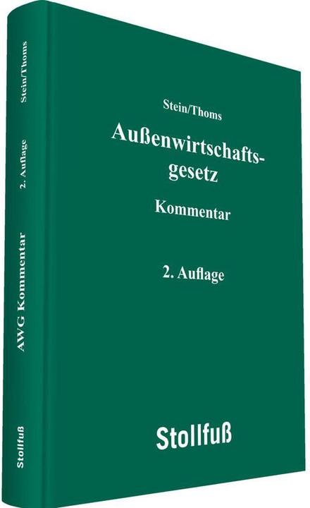 Immagine prodotto Aussenwirtschaftsgesetz Kommentar (Tedesco, Anahita Thoms, Reinhart Rüsken, Dott. Roland M. Stein, 2024)