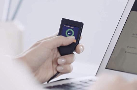 Actual product image SatoshiLabs Trezor Model T (Bitcoin, Bitcoin cash, Bitcoin gold, Dash, Digibyte, Dogecoin, Ether, Ethereum Classic, Komodo, Litecoin, TRON, Zcash, Decree, Lyss, Qtum)