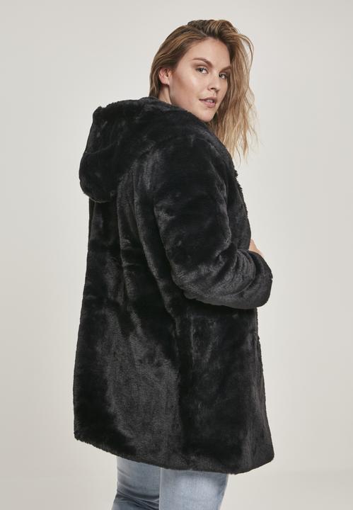Actual product image Urban Classics Ladies Hooded Teddy Coat (4XL)