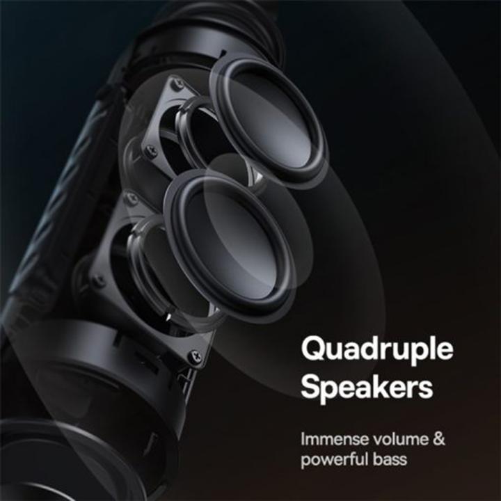 Actual product image Baseus OS-Baseus AeQur VO20 Portable Wireless Speaker Cluster Black