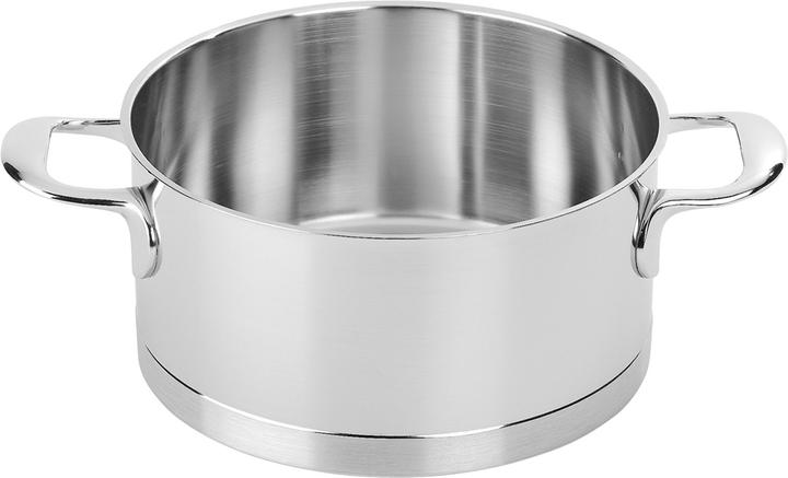 Actual product image Demeyere ATLANTIS saucepan with lid half-high 2.2lt (18 cm, Pot, Stainless steel)