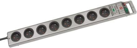 Actual product image Brennenstuhl Super-Solid Surge 8way, 2.5m(polycarbon) (8 x, CEE 7/5, 2.50 m)
