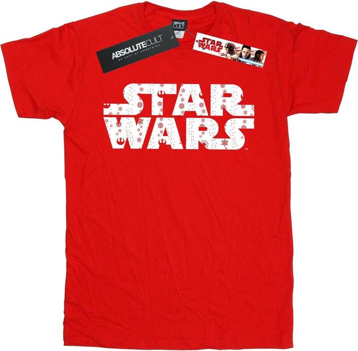 Star Wars Christmas Logo TShirt (M)