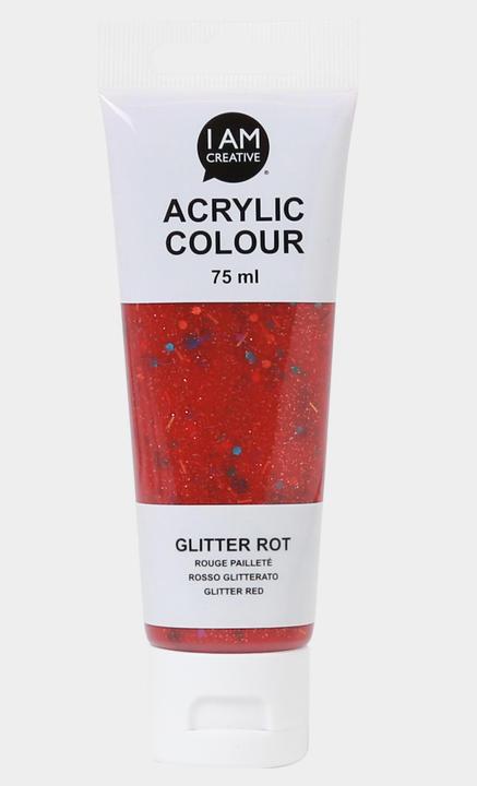 Glitter, Red