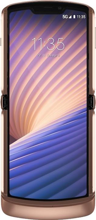 Produktbild Motorola Razr 5G (256 GB, Blush Gold, 6.20", SIM + eSIM, 48 Mpx, 5G)