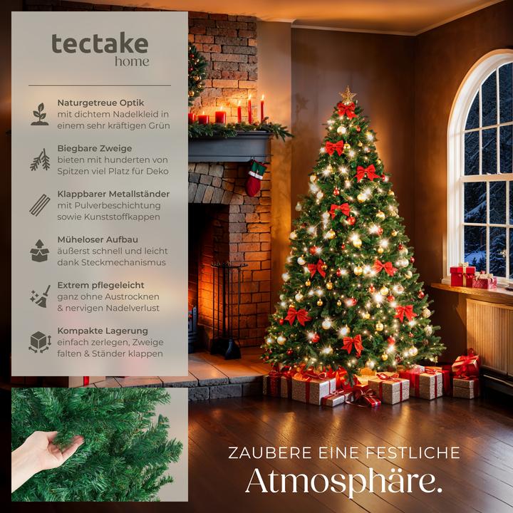 Produktbild tectake Weihnachtsbaum Dasher (210 cm)