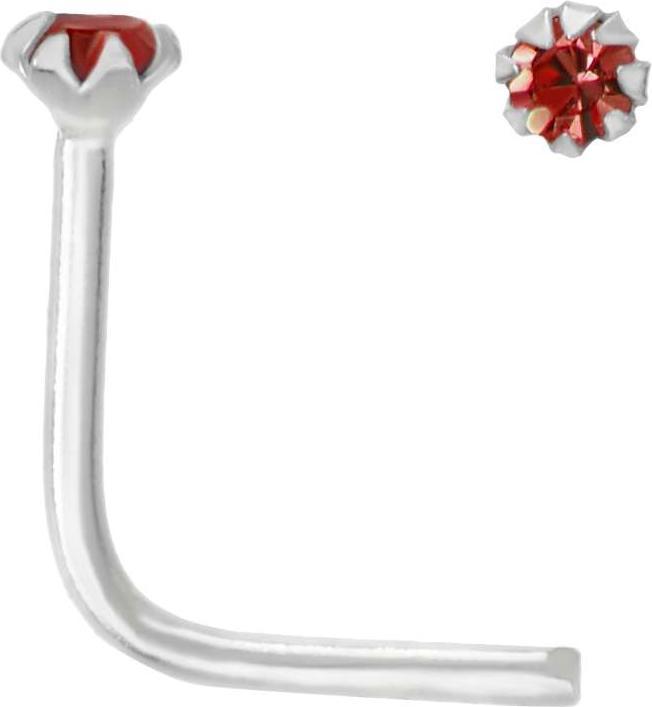 Produktbild Bijouteria Nasenpiercing (Kristall, Silber 925)