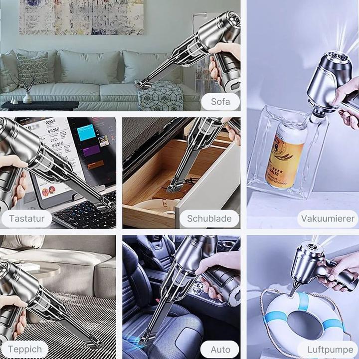 Immagine prodotto Hermex Aspirapolvere a batteria Aspirapolvere a mano Aspirapolvere per auto 3 in 1