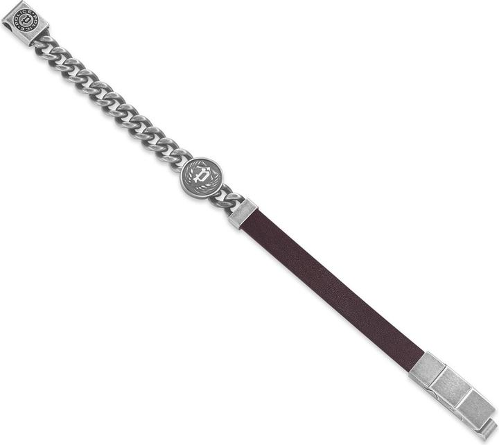 Produktbild Police PEAGB0023302 Crest (19 cm, Leder, Edelstahl)