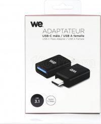 Immagine prodotto WE Adattatore USB-C maschio/USB A femmina noir - USB3.1 (USB 3.1)