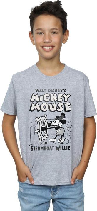 Image du produit Disney - T-shirt MICKEY MOUSE STEAMBOAT WILLIE - Garçon (140, 146)
