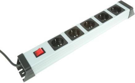 Actual product image Kopp Mains multiple unit 5 way (5 x, CEE 7/3, 1.40 m)