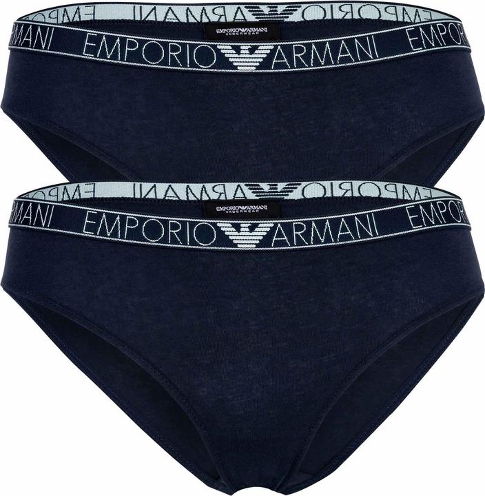 Actual product image Emporio Armani Essential Studs Logo Bi-Pack Brief (S, pack of 2)