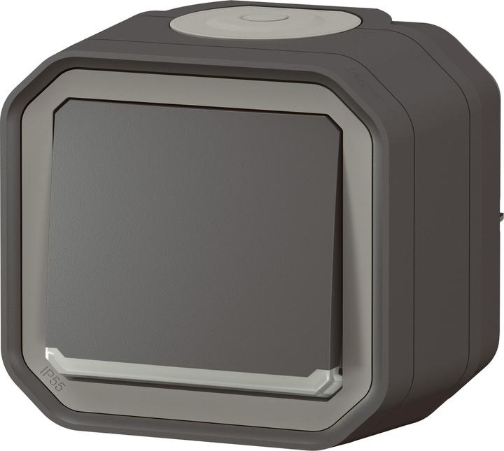 Legrand Plexo New Feuchtraum-Aufputz-1-Fach Wechselschalter mit Kontrollfunktion