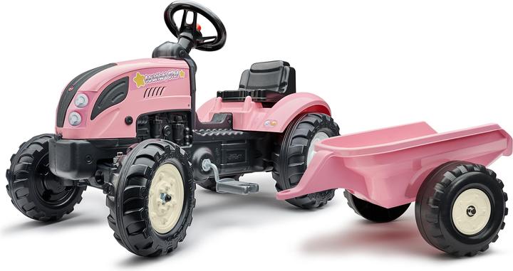 Falk Toys Trattore M per bambini con rimorchio