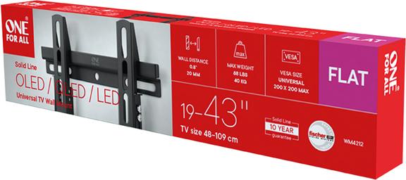 Produktbild One for All Solid WM4212 (Wand, 43", 40 kg)
