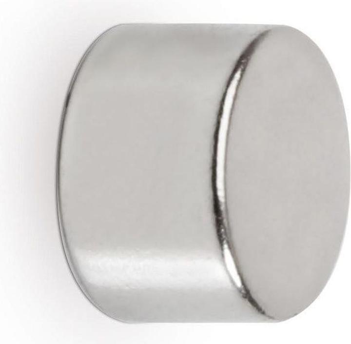 Actual product image Maul Neodymium disc magnet, 8 mm, adhesive force: 2.4 kg, silver (1 x)