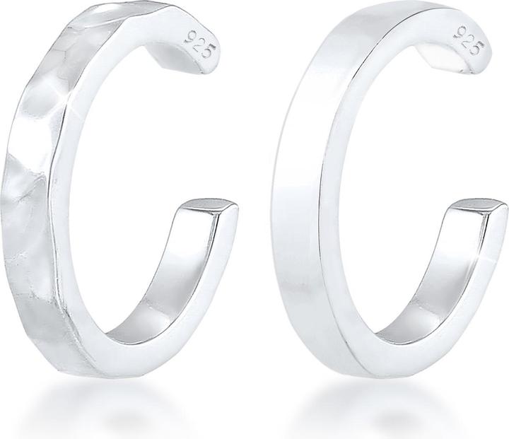 Actual product image Elli Earcuff Set im Organic-Look (Sterling Silver)