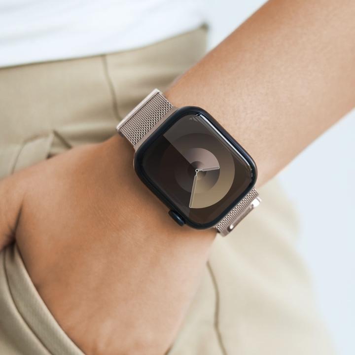 Actual product image Vonmählen Milanesearmband 2 für Apple Watch 40/41/42 mm Champagne (Stainless steel)