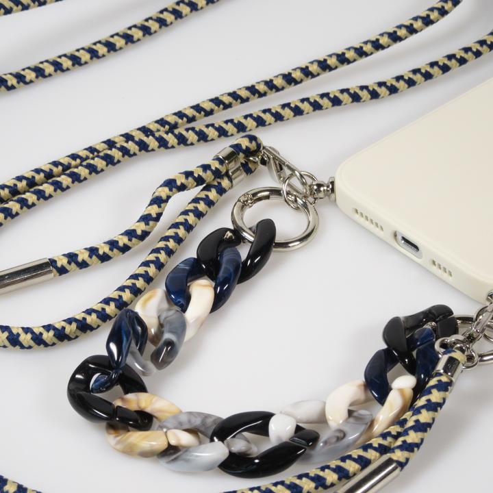Image du produit PhoneLook Coque Gel silicone avec corde collier & chaîne de pierre décorative (Apple iPhone 13 Pro Max)
