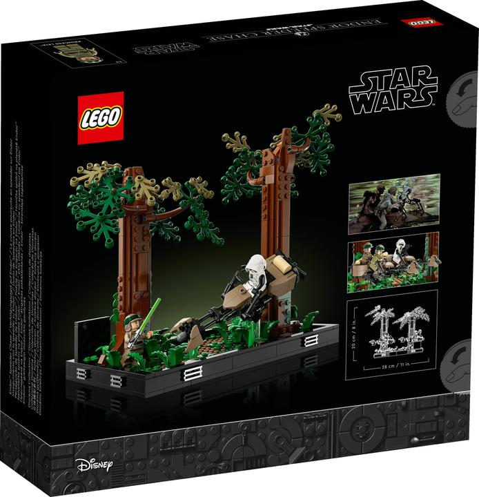 Actual product image LEGO Chase on Endor - Diorama (75353, LEGO Star Wars)
