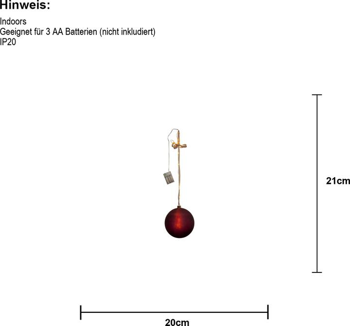 Actual product image Star Trading Glass Bauble Bliss (1 -part)