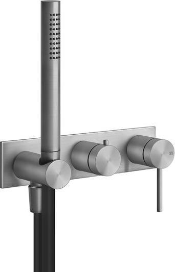 Actual product image Gessi 316 ready-mounted single lever shower or bath mixer for concealed body, 2-way diverter cartrid