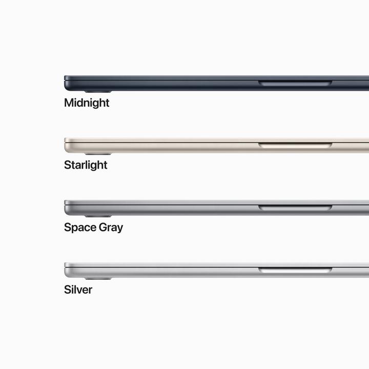 Actual product image Apple MacBook Air – 2023 (15", M2, 16 GB, 256 GB, CH)