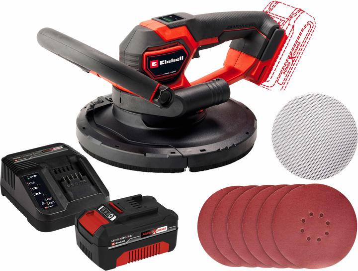 Produktbild Einhell Akku-Trockenbauschleifer TP-DWS 18/2225 Li BL Kit (1x 4,0 Ah) (Trockenschleifer)