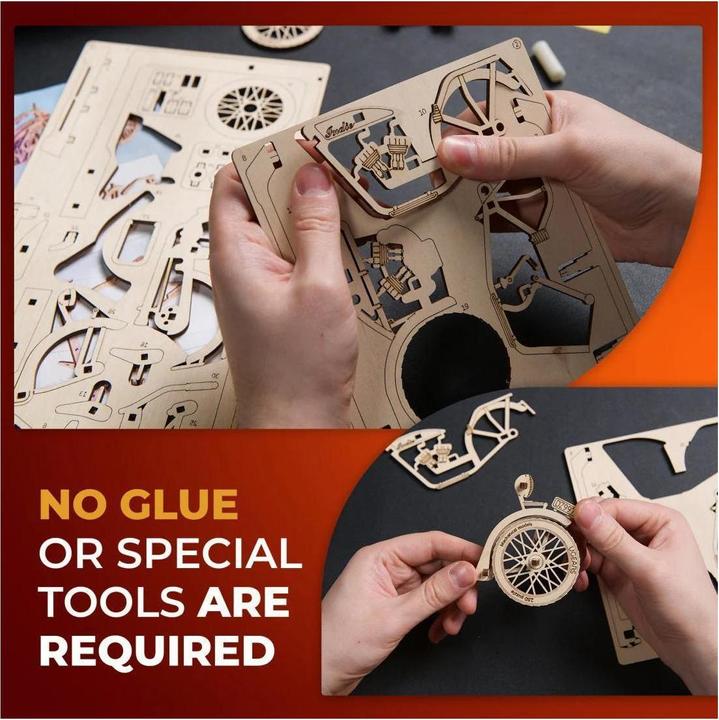 Immagine prodotto Ugears 70194 Indie Moto 2.5D Puzzle - Indie Moto 2.5D Puzzle